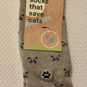 Socks That Save Cats by Conscious Step, men’s size 4-8, women’s size 5-9.
